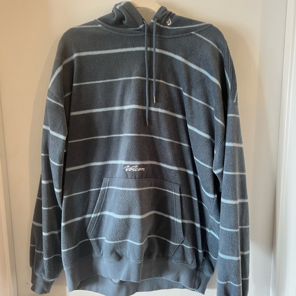 Volcom Gray Striped Men's Sweater